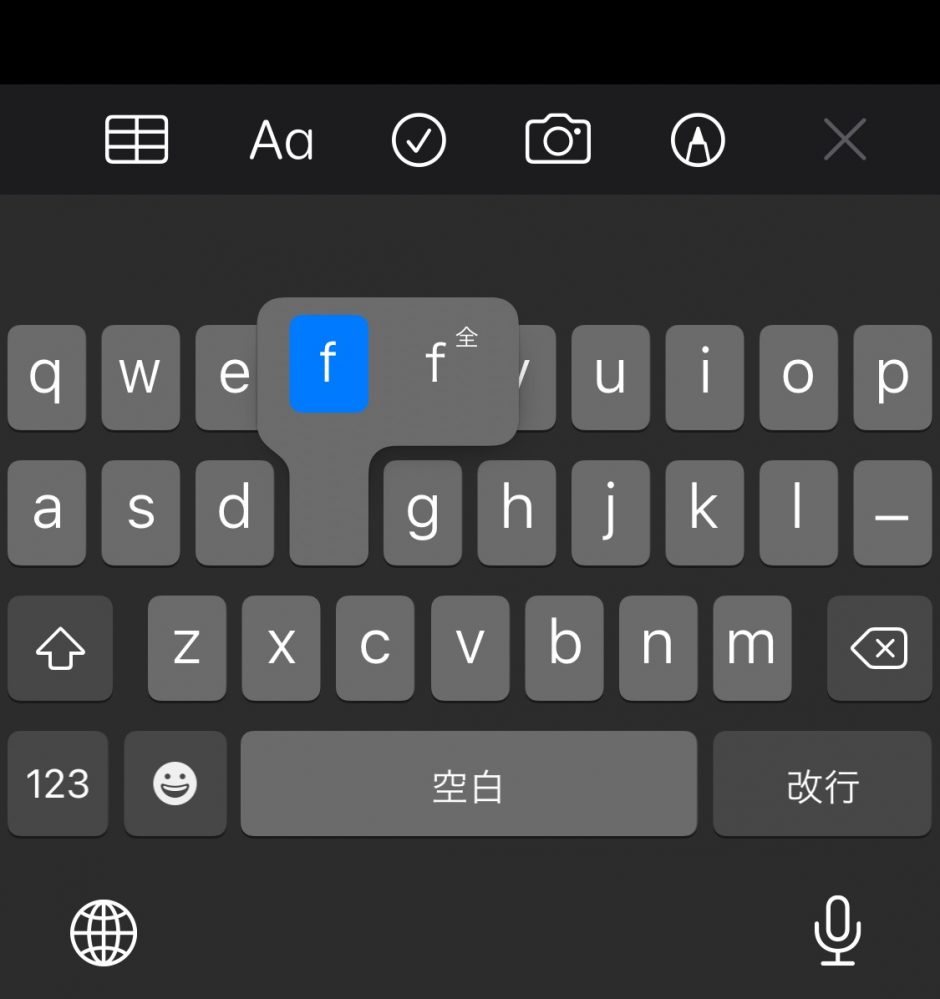 全角の英字・数字・記号を入力する方法